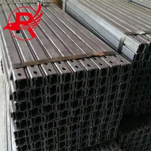 Hot Dip Galvanized Steel Slotted Strut Channel Mei Ce (C Purlin Unistrut, Uni Strut Channel)